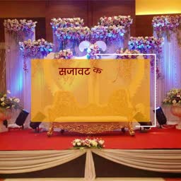 Elegant Wedding Stage Decoration Design For Facebook