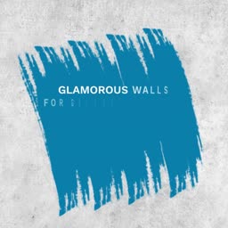 Glamorous Walls Design Concept Advertisement For Instagram