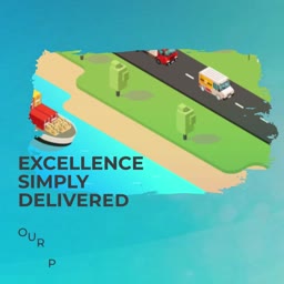 Excellence Simply Delivered Logistics Image For Facebook