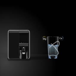 Modern Water Purifier With Mineral Enrichment Artwork For LinkedIn