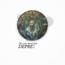 Overcoming Depression Mental Health Awareness Creative Design For WhatsApp