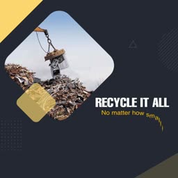 Recycle It All Metal Scrap Initiative Social Media Post For Pinterest