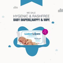 WaterWipes Baby Care Advertisement Promotional Banner For Instagram