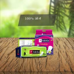 Selesta Sanitary Pads Product Display Promotional Banner For Google Business Profile
