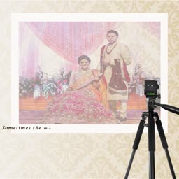 Indian Wedding Portrait Display Design For Google Business Profile