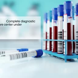 Medical Laboratory Blood Testing Poster For Google Business Profile