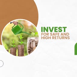 Invest For Safe And High Returns Image For LinkedIn