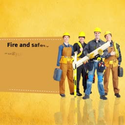 Industrial Fire And Safety Team Marketing Image For Telegram