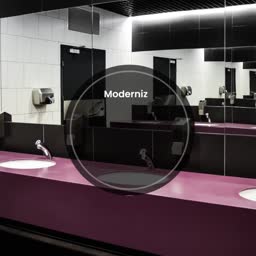 Modern Public Restroom Design Social Media Post For Google Business Profile
