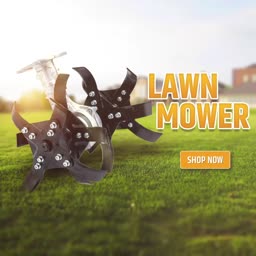 Lawn Mower Cultivator Attachment Social Media Post For Google Business Profile