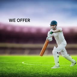 Professional Cricket Player Batting Template For Pinterest