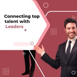 Connecting Top Talent With Leaders Professional Recruitment Post For Telegram