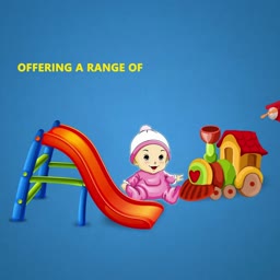 Baby Toys Collection Promotion Creative Design For Telegram