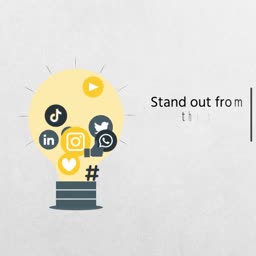 Stand Out Social Media Strategy Marketing Image For LinkedIn