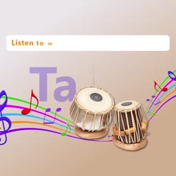 Indian Classical Tabla Music Banner For X