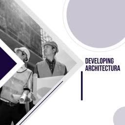 Developing Architectura Construction Professional Design Business Poster For Twitter