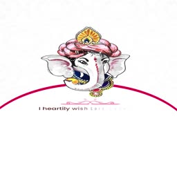 Ganesha Blessing Greeting Marketing Image For Twitter
