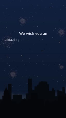 New Year Fireworks Celebration Banner For Facebook