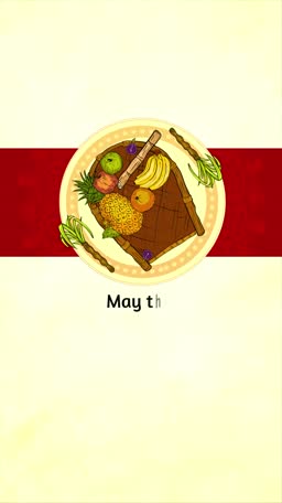 Pongal Celebration Harvest Illustration Poster For Telegram