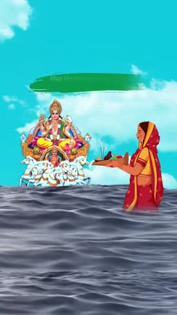 Chhath Puja Devotional Greeting Story For Snapchat