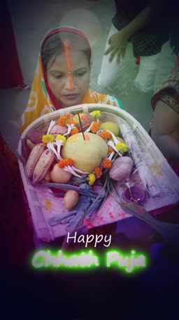 Happy Chhath Puja Celebration Status Post For Snapchat