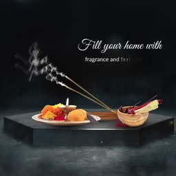 Aromatic Incense And Ritual Offering Setup Image For Instagram