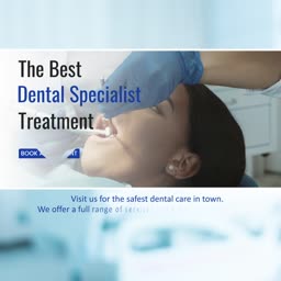Professional Dental Specialist Treatment Services Flyer For Telegram