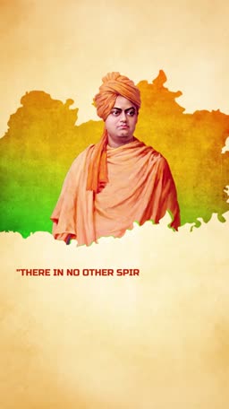Swami Vivekananda Inspirational Portrait Design For Twitter