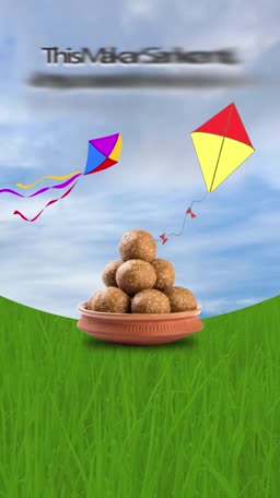 Makar Sankranti Celebration With Tilgul Social Media Post For Threads