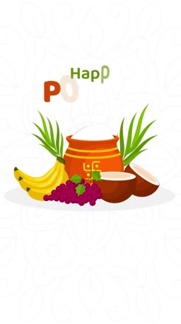Happy Pongal Celebration Greeting Story For WhatsApp