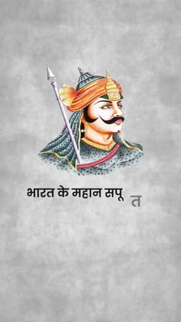Maharana Pratap Portrait Marketing Image For Pinterest