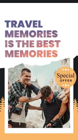 Travel Memories Promotion Design For Instagram