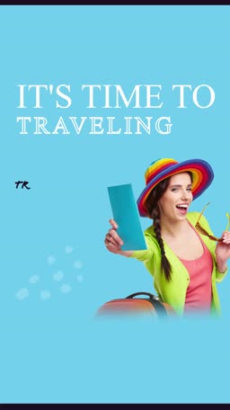 It's Time To Traveling Travel Promotion Creative Design For Pinterest