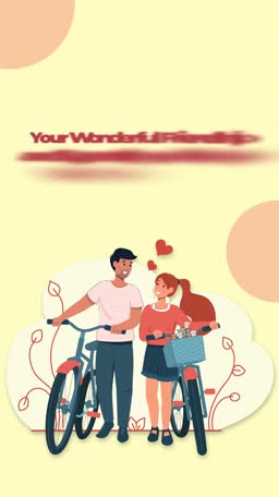 A Couple Cycling Together Design For Facebook