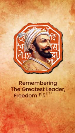 Chhatrapati Shivaji Maharaj Tribute Poster Status Post For Threads
