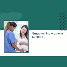 Empowering Women's Health Through Therapy Marketing Image For WhatsApp