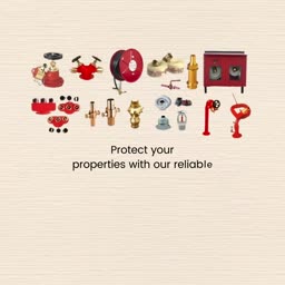 Fire Safety Equipment Collection Promotional Banner For Twitter