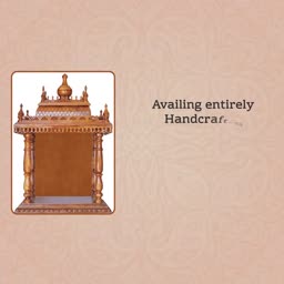 Handcrafted Wooden Home Temple Banner For Google Business Profile