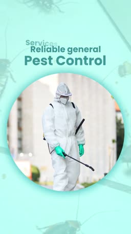 Reliable General Pest Control Services Promotional Banner For Instagram