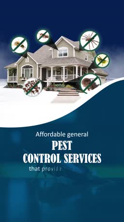 Professional Pest Control Services For Residential Homes Promotional Banner For Instagram