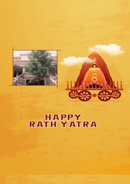 Happy Rath Yatra Celebration Poster For Instagram