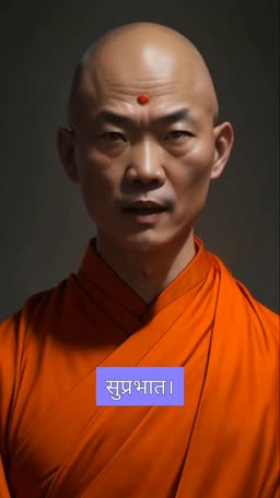 Buddhist Monk Morning Greeting Status Post For Telegram
