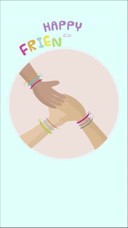 Happy Friendship Day Illustration Image For LinkedIn