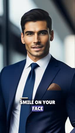 Professional Male In Navy Blue Suit Marketing Image For LinkedIn