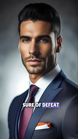 Handsome Businessman In Suit Portrait Flyer For Twitter