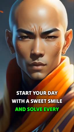 Wise Monk Motivational Quote Flyer For WhatsApp