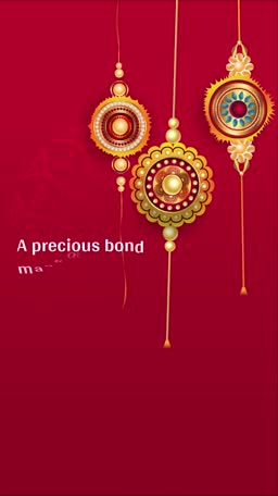 Raksha Bandhan Celebration Greeting Image For Telegram