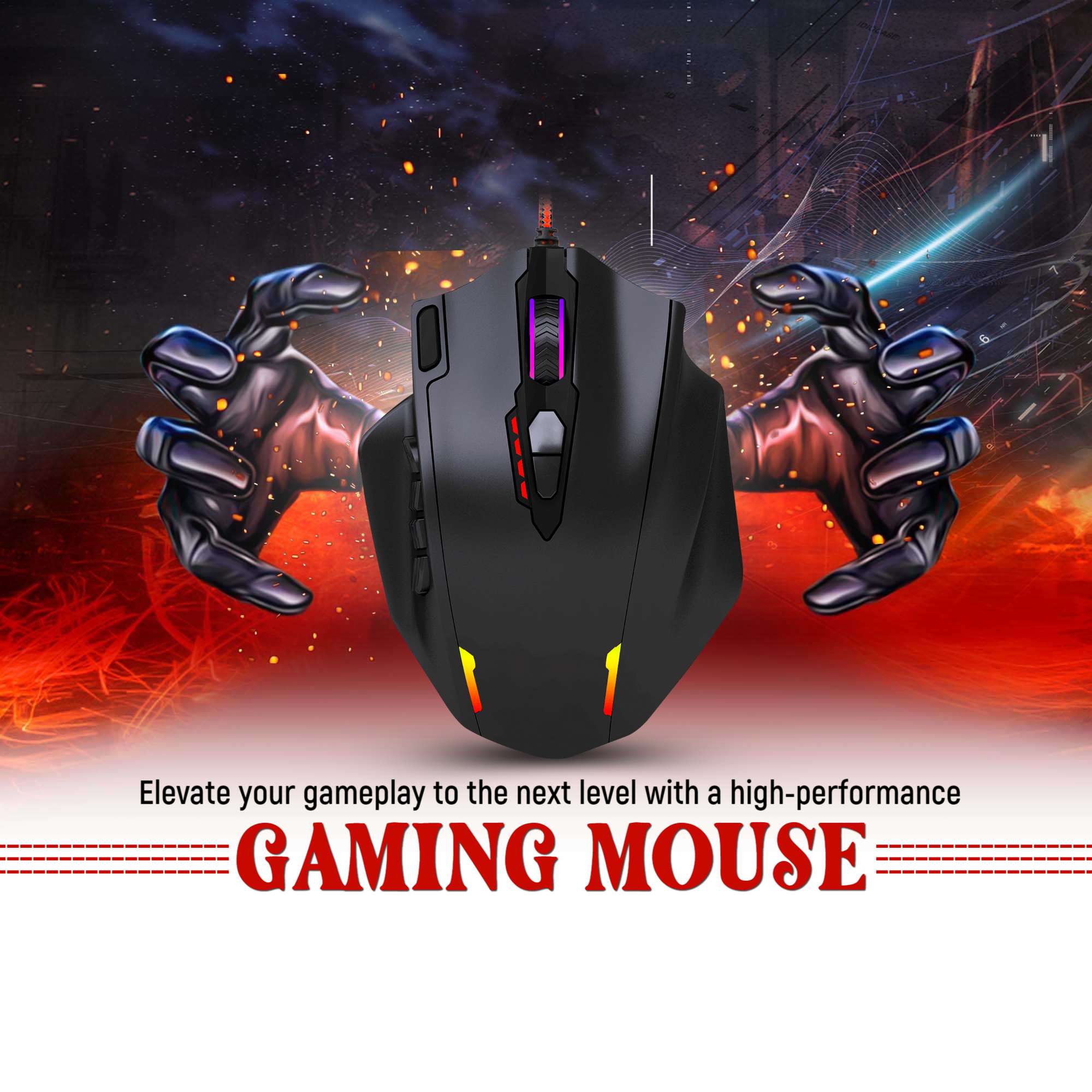 Python Gamming Mouse Gaming Mouse - Elevate Your Gameplay Image For LinkedIn