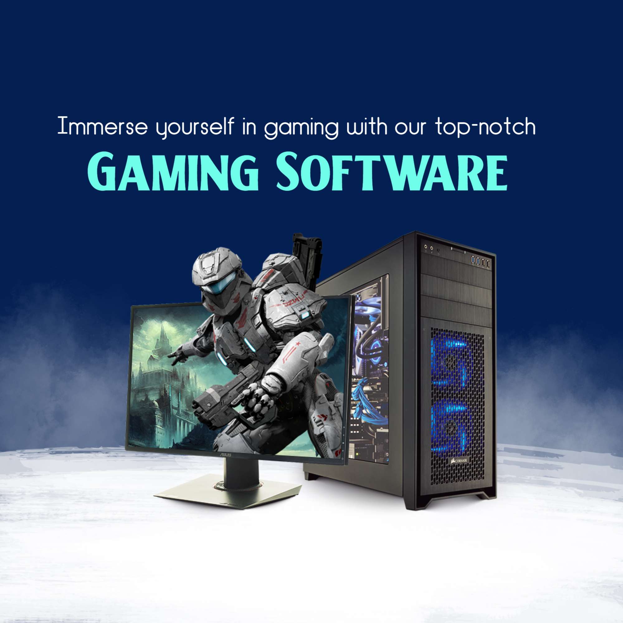 Gaming Computer Advertisements Gaming Software Advertisement Business Poster For Threads