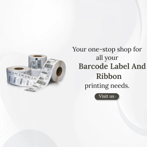 Barcode Label And Ribbon Printing Solutions Poster For X